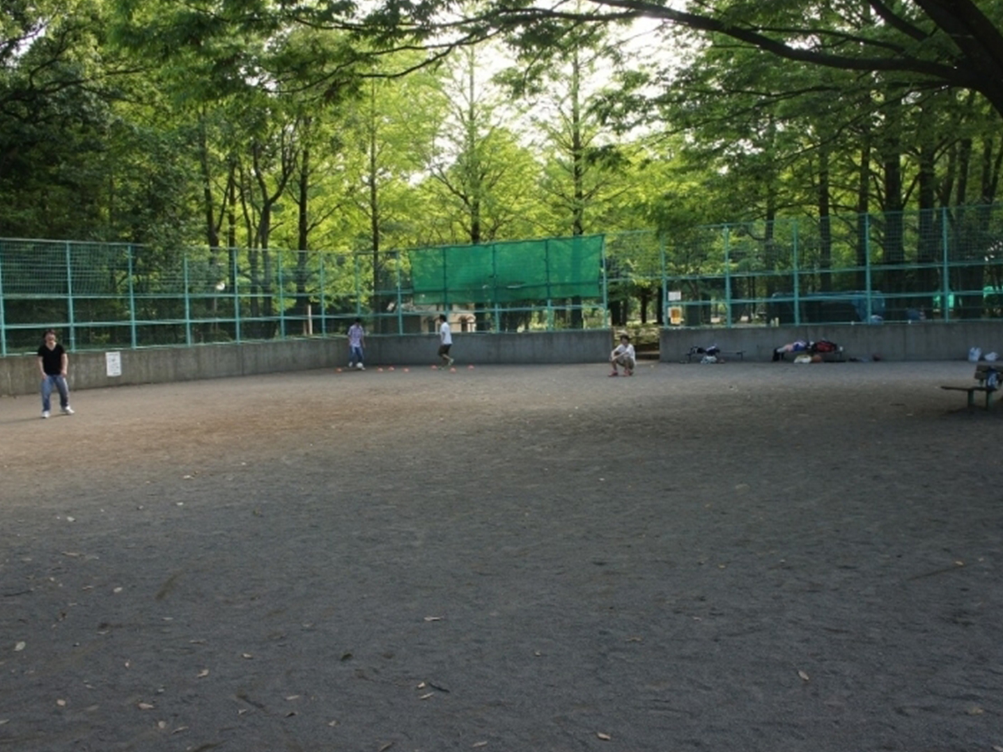 羽根木公園はテニスコート、プール、野球場などのスポーツ施設が充実